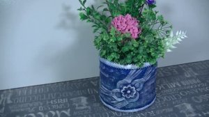 Декор пластиковых бутылок от масла массой от яичных  лотков. Переделка в нужные вещи для хранения .