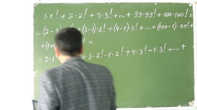 1*1!+2*2!+3*3!+...+100*100! Ni Hisoblash. Qiziqarli Matematika .(44-video)