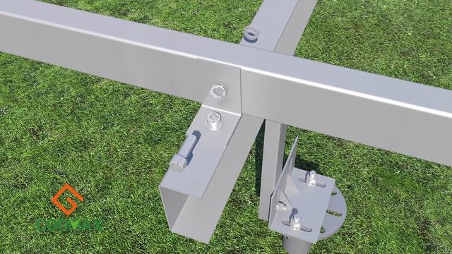 Zn-Al-Mg Ground Solar Mounting Structure