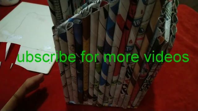 #Newspaper Craft Idea#Newspaper Vase#Art And Craft