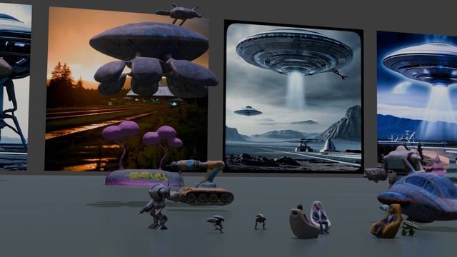 AI Animation -3D AI Art -AI Audio -Robotics Alien Future смотреть онлайн