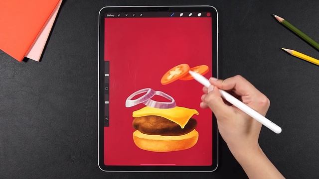 Draw and Animate a Burger with Procreate смотреть онлайн