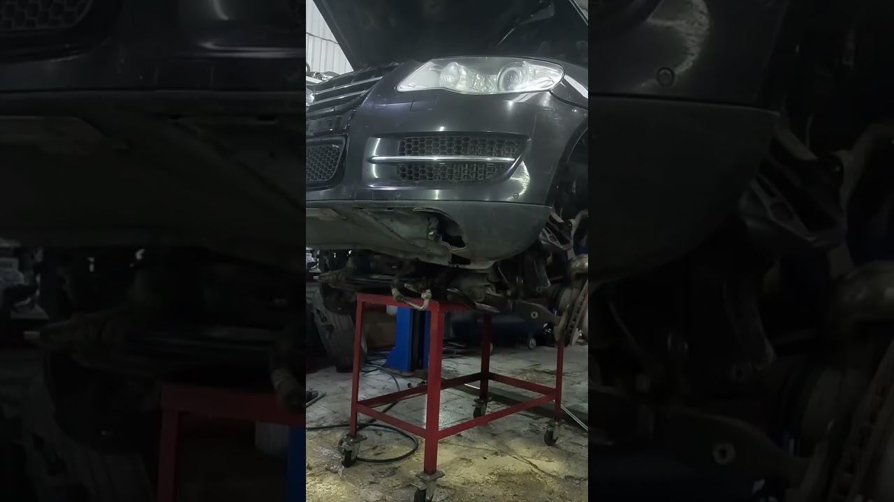 Снял мотор Tuareg 3.0 Tdi CASA CRCA