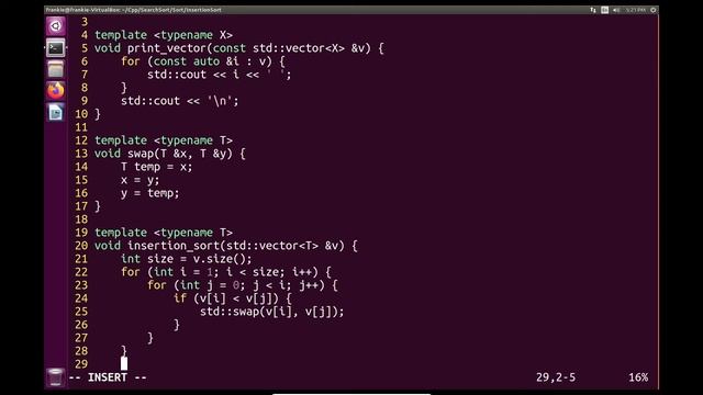 C++ Sorting: Insertion Sort смотреть онлайн