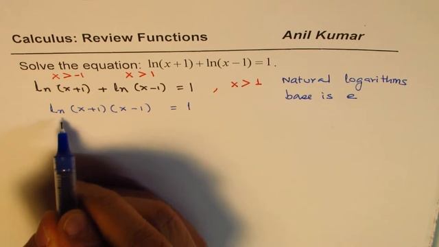 Solve Natural Log Equations Using Properties MHF4U IBSL Math смотреть онлайн