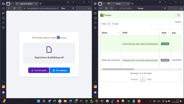 FastAPI + Redis + Celery: демка готового проекта. смотреть онлайн