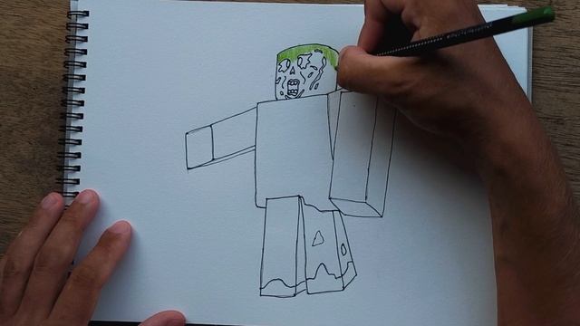 Зомби из Майнкрафт смотреть онлайн