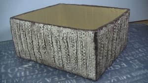 Декор картонной коробки Папье маше из яичных лотков .