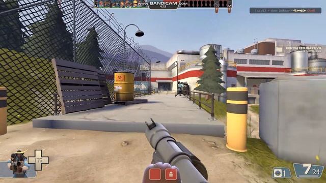 Team Fortress 2 - Offline training (Scriptless) on CP Gorge (BLU Team; Hard; 23 bots + player) смотреть онлайн