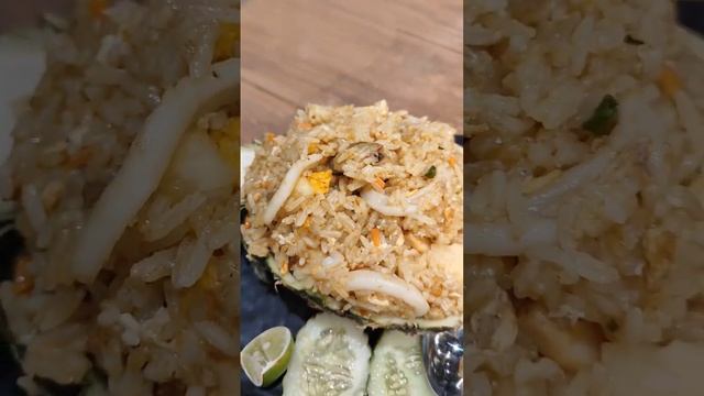 🍍 ЖАРЕНЫЙ РИС С АНАНАСОМ И МОРЕПРОДУКТАМИ по-тайски Кхао Пад Саппарод🍍 смотреть онлайн