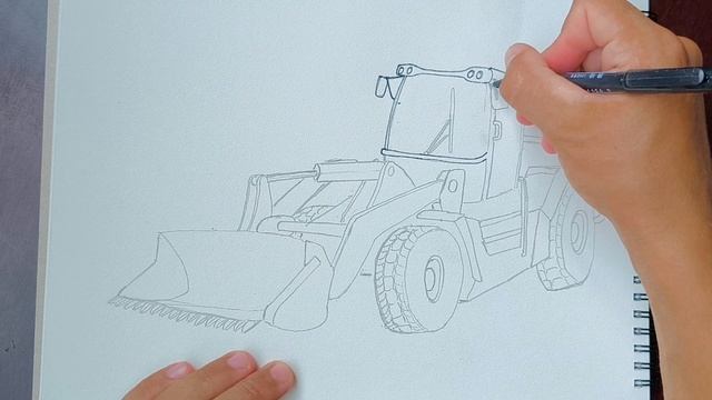 рисуем погрузчик смотреть онлайн