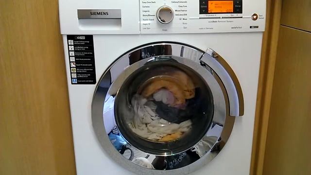 Siemens IQ700 WM16S796GB 1 Mixed Fabrics 40 Eco 1 extra rinse смотреть онлайн