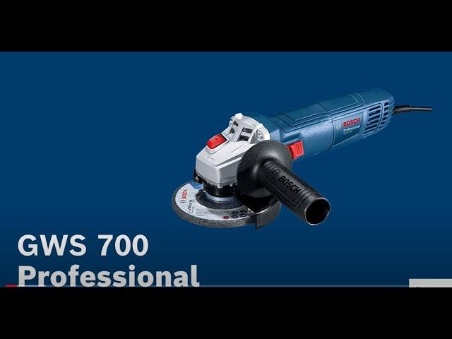 Бюджетная новинка от Bosch Угловая шлифмашина GWS 700 смотреть онлайн