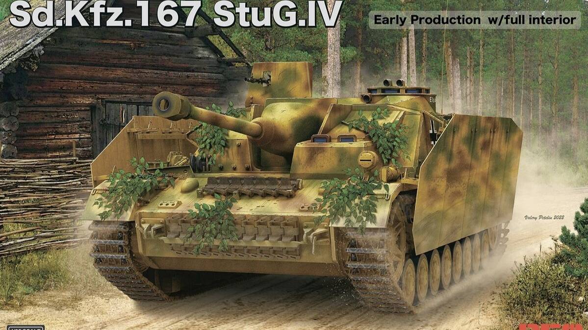 Распаковка Rye Field Model 1 35 RM-5061 + RM-5060 + RM-2025 StuG IV W  Interior + StuG IV