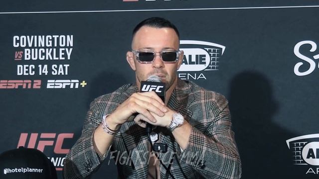 Колби Ковингтон жестит на пресс-конференции, Колби о Шавкате, Хамзате, Хабибе | FightSpace MMA смотреть онлайн