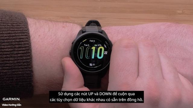 Hướng dẫn - Forerunner 165: Tùy chỉnh mặt đồng hồ смотреть онлайн