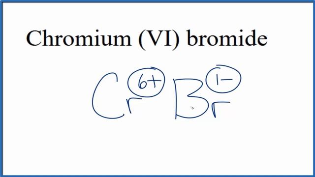 How to Write the Formula for Chromium (VI) bromide смотреть онлайн