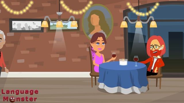 Deutsch Lernen Mit Dialogen A2-B1. Im Restaurant