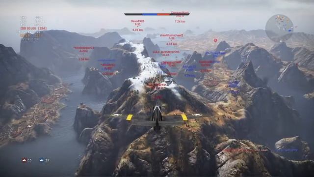 War Thunder P-51 Mustang ( Cannons ) Bomber Hunting смотреть онлайн