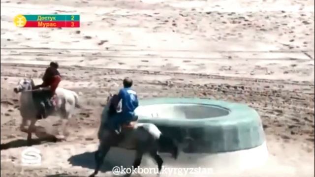 Кок-бору самые лучшие и опасные моменты (бузкаши,кок-бору,улок,козлодрание)