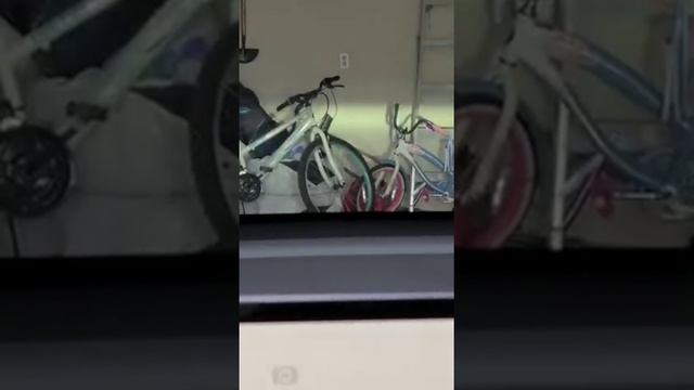 Tesla spots a ghost in the garage!! смотреть онлайн