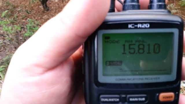 Testing Icom IC-R20