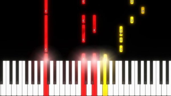 The Wheels On The Bus (instrumental) | Piano Tutorial - Medium