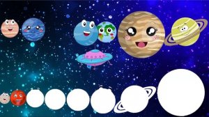 Planets Order for Kids 3| Planet for BABY | Mercury Venus Earth Mars Jupiter Saturn Uranus Neptune