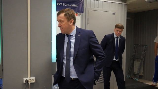 Победная раздевалка после четвёртого матча серии с "Красноярскими Рысями". 30 января 2022 смотреть онлайн