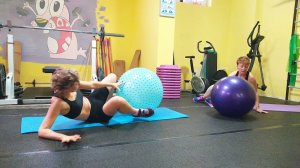 Протокол Табата с Фитболом