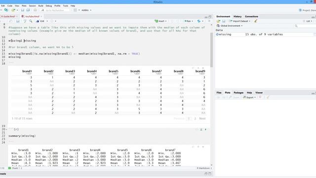 How to Impute Missing Values with the Mean or Median in R. [HD] смотреть онлайн