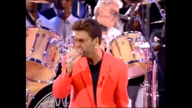 Queen & George Michael, Somebody to Love, Live, The Freddie Mercury Tribute Concert смотреть онлайн