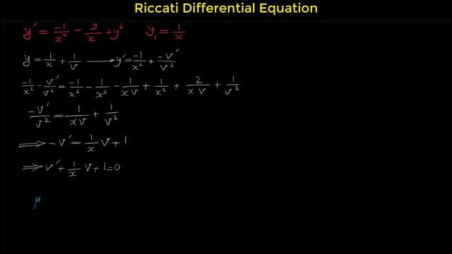 Riccati Differential Equation - Differential Equations смотреть онлайн