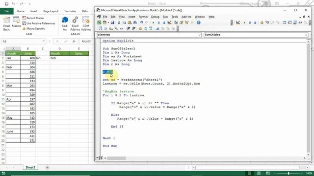 VBA code to SUM by month with Logic in Excel Hindi | Amazing Video смотреть онлайн