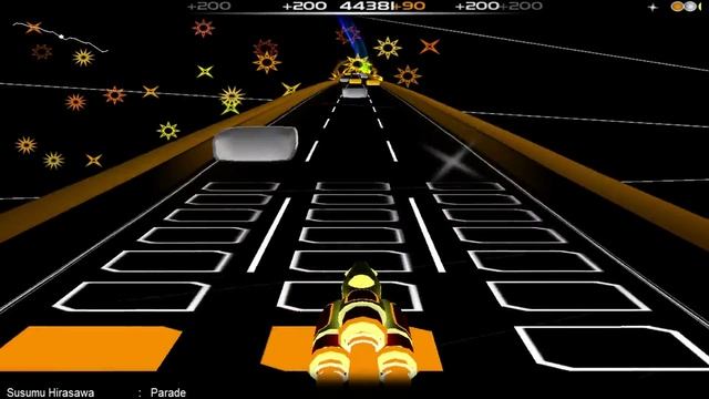 Susumu Hirasawa - Parade (Paprika (パプリカ) Soundtrack) In Audiosurf