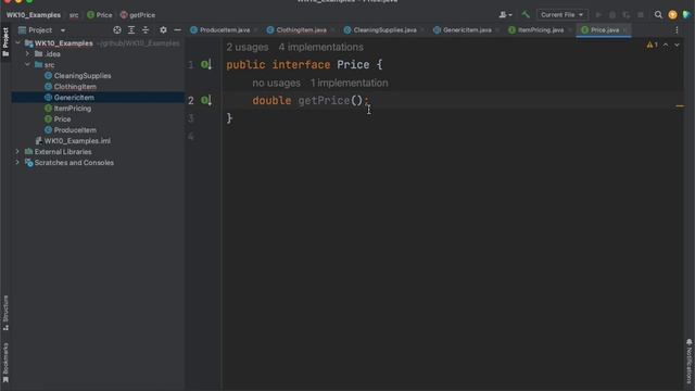 WK10 Inheritance, Polymorphism, Abstract Classes and Interfaces смотреть онлайн