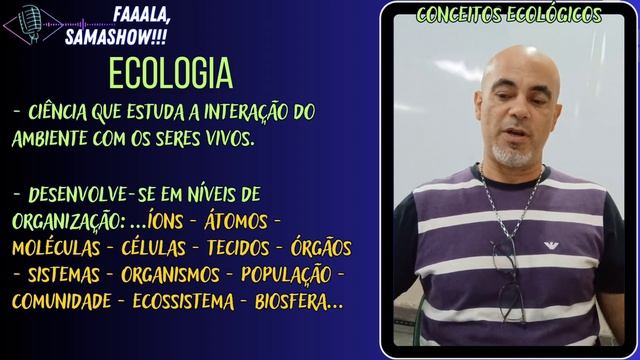 ECOLOGIA_Conceitos - Parte I: Níveis de organização. смотреть онлайн