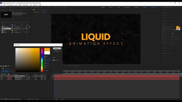 Liquid Animation Effect Tutorial in Adobe After Effects No Plugins смотреть онлайн