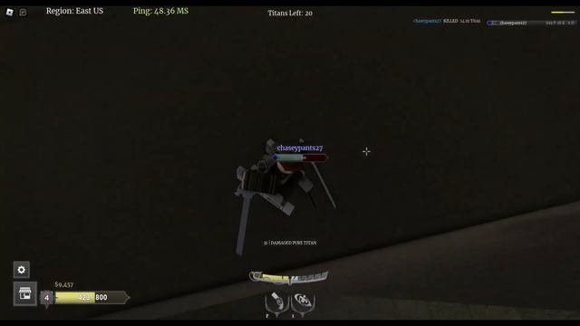 playing titan warfare in roblox! смотреть онлайн