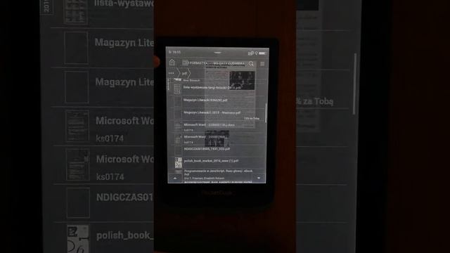 PocketBook Touch HD 3 PDF reflow I смотреть онлайн