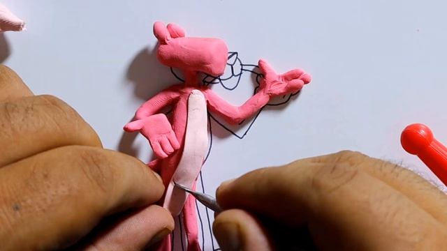 How to make Pink Panther with polymer clay | The Pink Panther Show смотреть онлайн