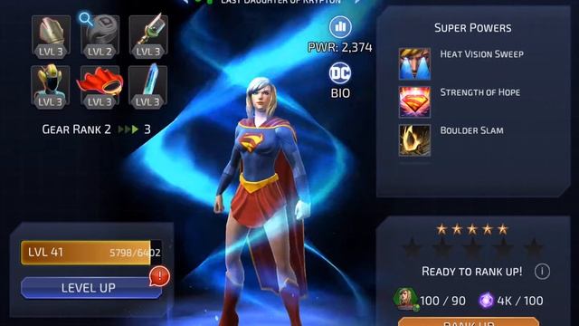 DC Legends Mobile SuperGirl: Last Daughter Of Krypton смотреть онлайн