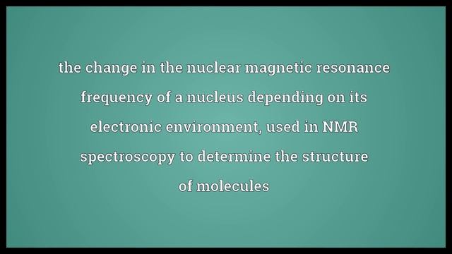 Chemical shift Meaning смотреть онлайн