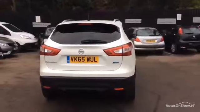 NISSAN QASHQAI DCI TEKNA WHITE 2015 смотреть онлайн
