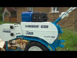 Работа мотоблока Нева с навесным оборудованием