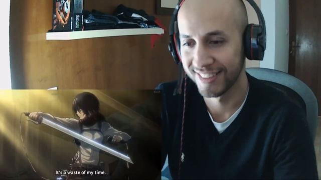 Attack On Titan S01E23 Annie The Female Titan Transforms - Reaction / Review смотреть онлайн