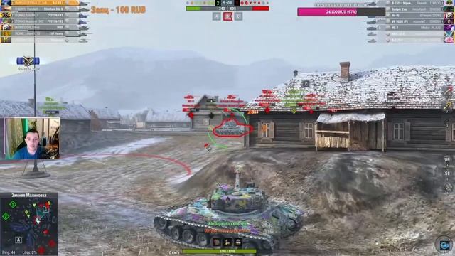 B-C 25 t - ЛУЧШИЙ ЛТ-Медаль КОЛОБАНОВА 1VS 3●Скромным уроном в Tanks Blitz смотреть онлайн