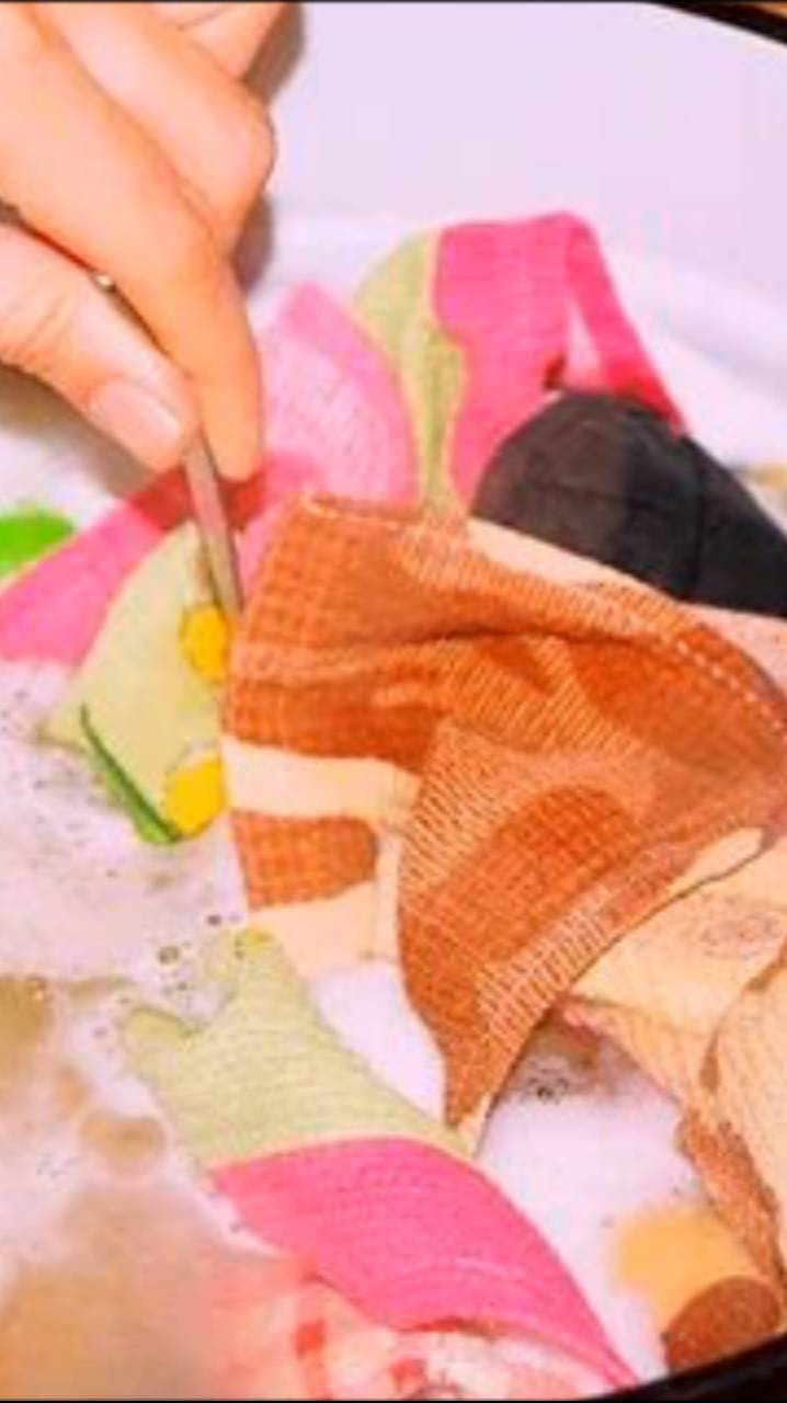 #shorts  Стираем кухонные полотенца