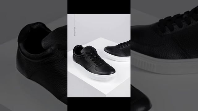 Шаговита: полуботинки для мальчика модель 51491.черно-белый