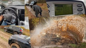 Land Cruiser Prado vs Mitsubishi Pajero Sport 2020  — за кадром